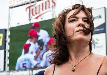 4th of July - Jill Gardner sings "God Bless America" at the Twins/Yankees game